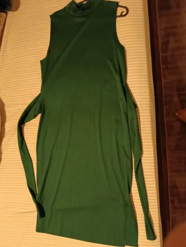 Vestido Malha Canelada