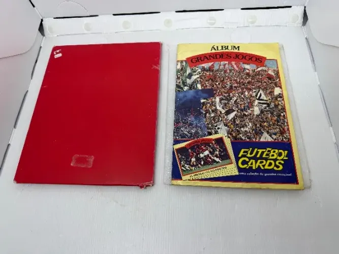 Albúm Figurinhas Grandes Jogos Futebol Cards Ping Pong década 70 COMPLETO
