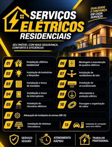 Eletricista atendimento emergêncial