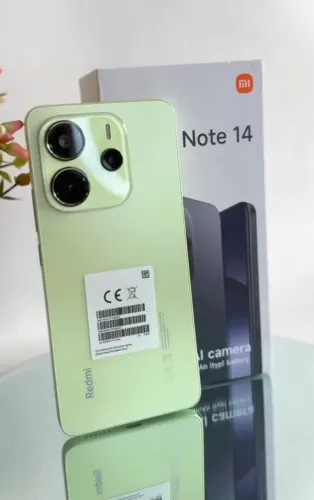 Telefone Note 14 5G - Top - Verde Água - Dual sim + Entrega Grátis