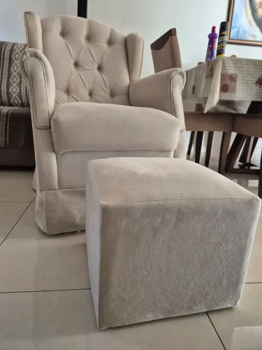 Poltrona amamentação com balanço