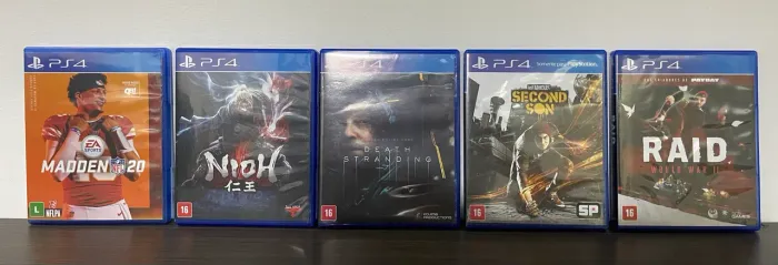 Lote 5 jogos PlayStation 4 - death stranding PS4