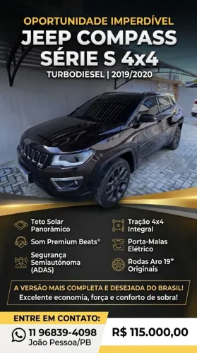 Jeep Compass Limited 2.0 4X4 Diesel 16V Aut. 2020