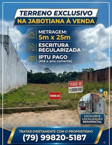 TERRENO NA JABOTIANA 