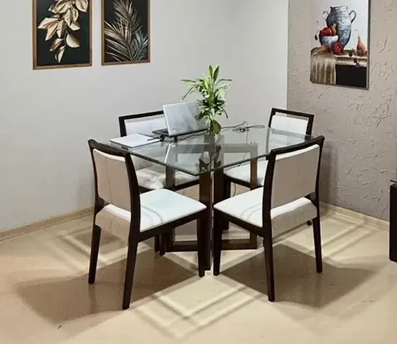 TORRO!! Mesa jantar 4 cadeiras + rack TV