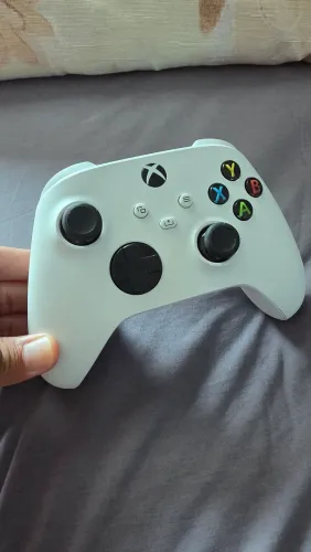 Controle original Xbox e PC sem fio com pilhas