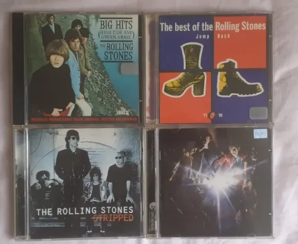 Lote com 4 CDs Rolling Stones