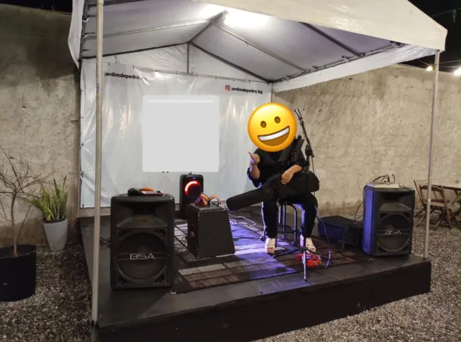 Palco 3x3 com Cobertura
