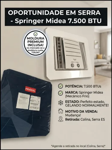 Ar-Condicionado de janela - 127v