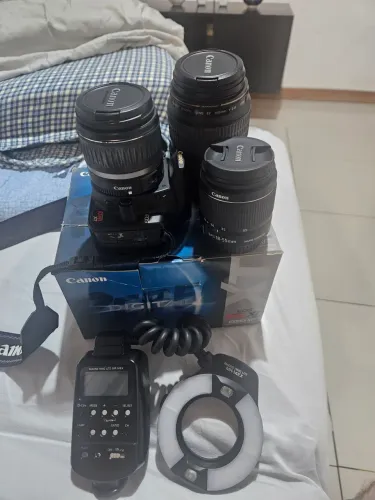 Canon Rebel / Lentes Canon/ Flash Canon