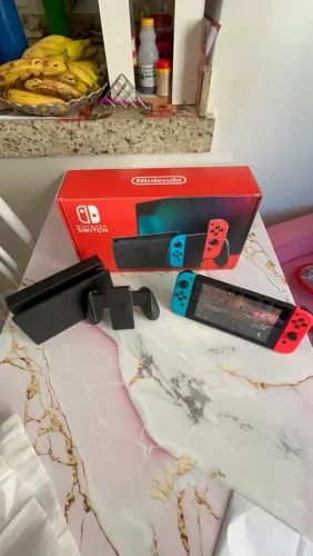 Nintendo switch V2 completo com nota fiscal