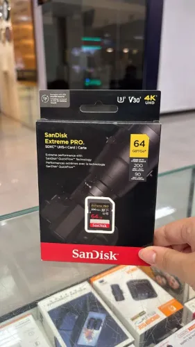 CARTÃO SD EXTREME PRO 64GB
