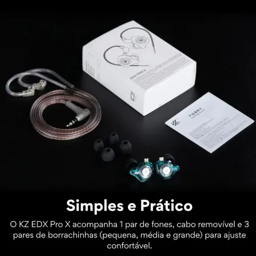Fone profissional edx retorno de palco