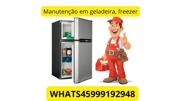 Conserto de geladeira, freezer, frigobar