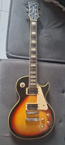 Guitarra lespaul malagoli, tarracha com trava
