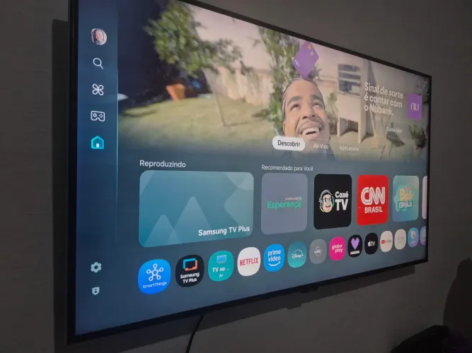 Samsung Crystal UHD 4K de 43 polegadas
