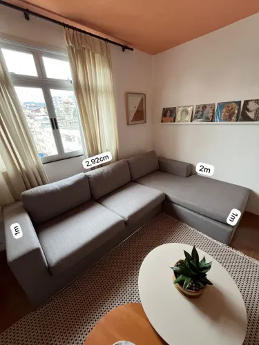 Sofá Modular com Chaise 2,92 m | Design Contemporâneo | Excelente 