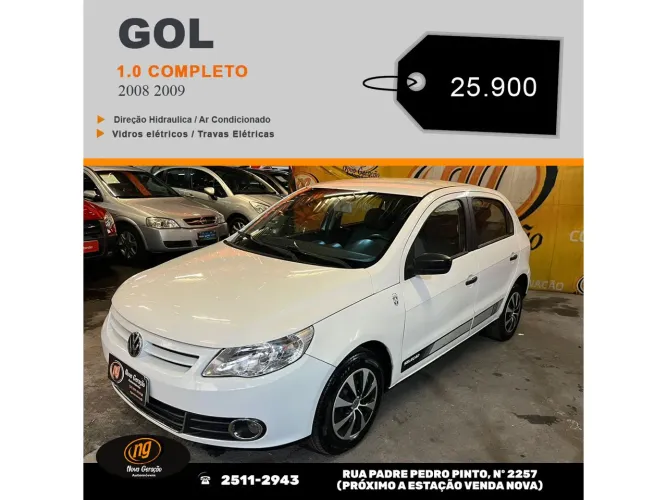 Volkswagen Gol Geração IV Tech 1.0 8V MI Total Flex Mec. 4P 2009