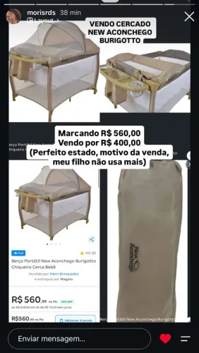 Berço portatil
