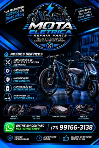 Manutenção de Bicicleta e scooter elétricas