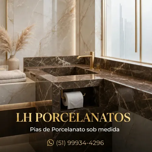 Pias de porcelanato