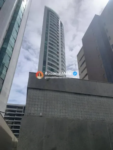Apartamento mobiliado com 1 quarto, próximo ao mar, no Ed. Parque Atlântico em Boa Viagem
