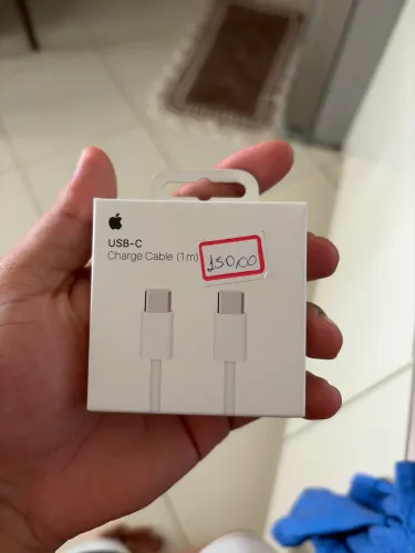 Cabo Apple USB-C Original (1 Metro) - Lacrado com 1 Ano de Garantia