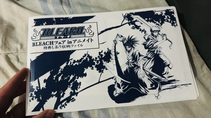 Bleach Fair in Animate Japão - Fichário Oficial + Marcadores Colecionáveis