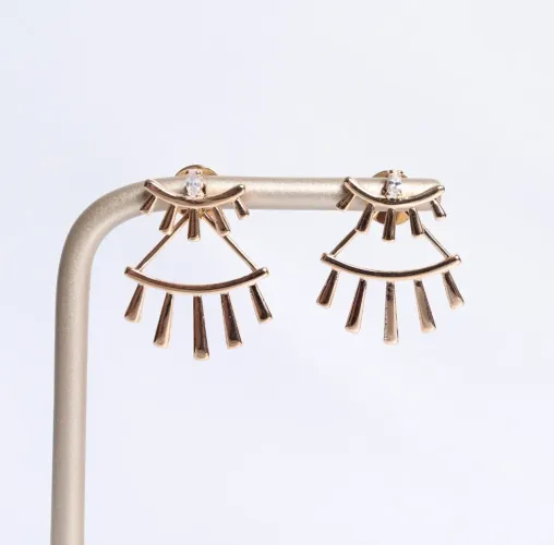 Brinco banhado a ouro 18k