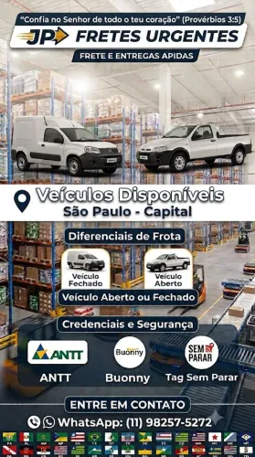 Transportes em geral, frete carretos 