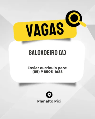 Vaga para Salgadeiro (a)