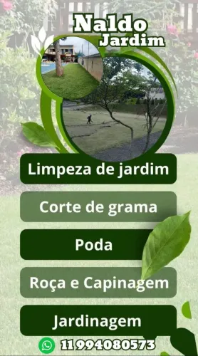 Jardinagem, Poda, Corte de Grama.