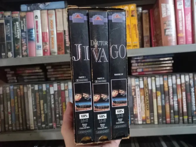 Fita VHS Filme "Doutor Jivago" Triplo