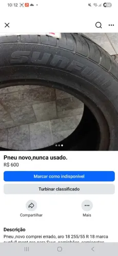Pneu novo