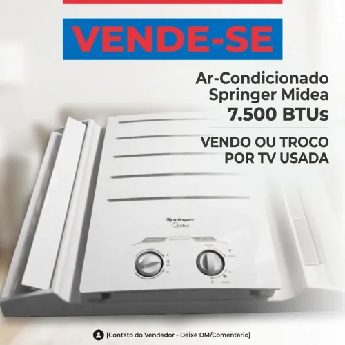 Ar condicionado de janela 7.500 BTUs