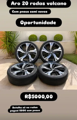 OPORTUNIDADE - JOGO DE RODAS HONDA ARO 20 ORIGINAL