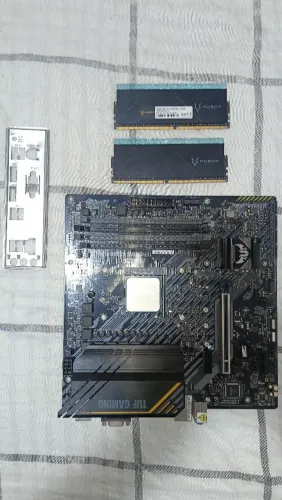 Kit upgrade Ryzen 5 5000 + 2 pentes 8gb ram 3200MHz(16gb), placa A520-plus 2(TUF)