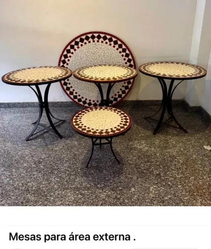 Conjunto de Mesas para área externa