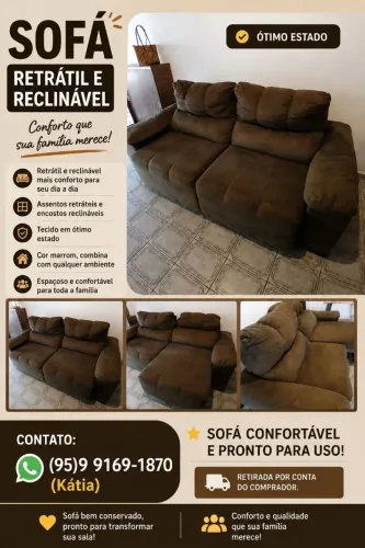 Sofá retrátil