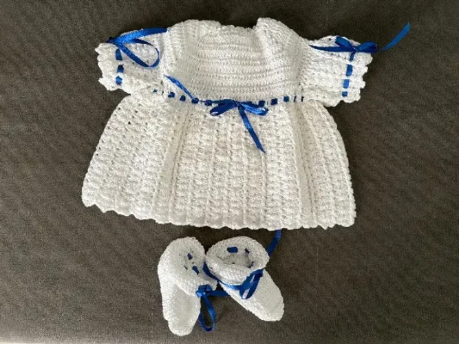 Vestido para bebê - Branco