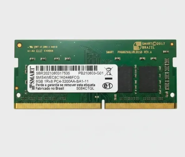 Memoria 8gb notebook 3200 MHz Ddr4