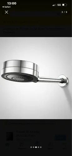Chuveiro Docol Technoshower cromado. Peça nova. Na caixa. Comprei por engano peças a mais.