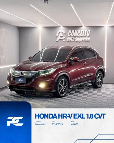 Honda HR-V EXL 1.8 Flexone 16V 5P Aut. 2019