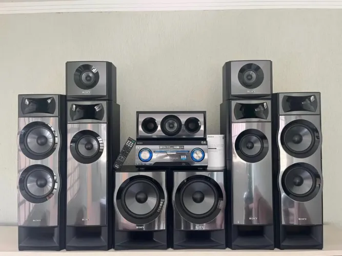 som Home Theater Sony Muteki 7.2 Hdmi Usb Channel 2012 Rms Leia (Usado)