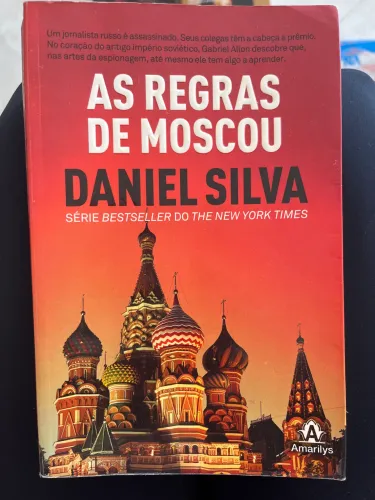 Livro Daniel Silva As Regras de Moscou