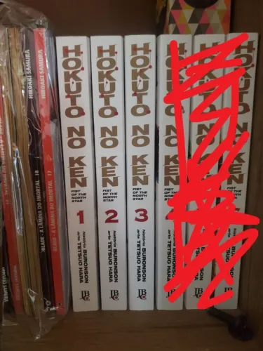 Manga Hokuto no Ken 1 ao 3