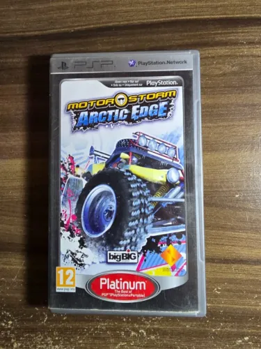 MotorStorm Arctic Edge PSP Original Platinum Completo Com Manual