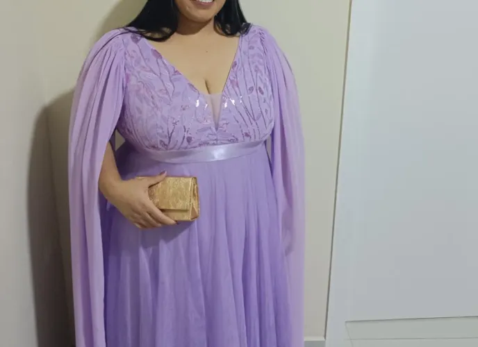 Vestido Lilás/Lavanda