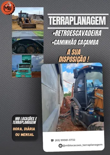 Serviços de Terraplanagem<br>A empresa de terraplanagem que você precisa!