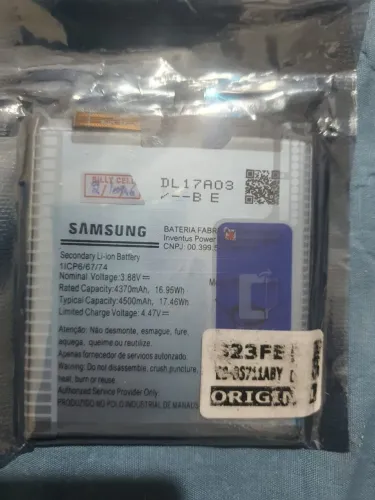 Bateria samsung s23 fe nova